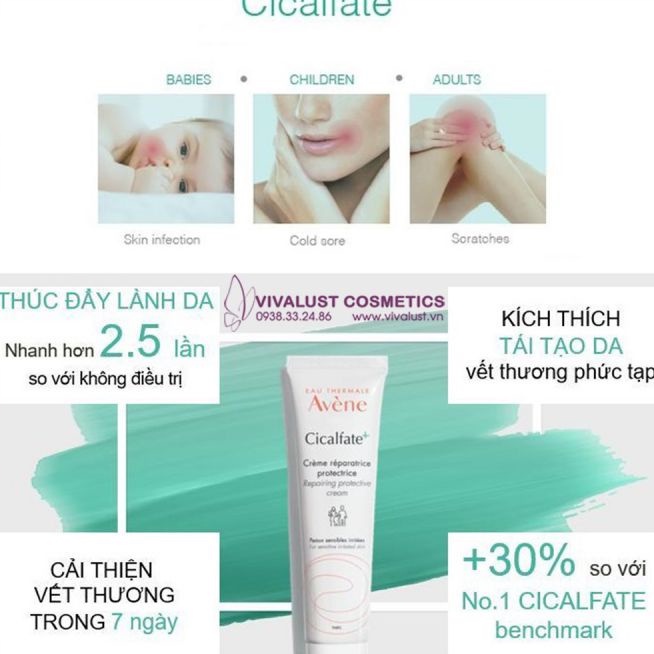 Kem Avène Cicalfate Repair Cream Giảm Thâm Phục Hồi Da - GIBE STORE