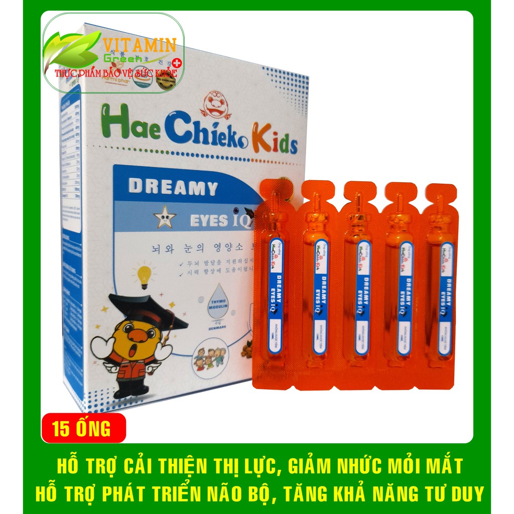 Heachieko Kids DREAMY EYES IQ GIÚP BỔ MẮT, SÁNG MẮT, PHÁT TRIỂN NÃO BỘ, TĂNG KHẢ NĂNG TƯ DUY