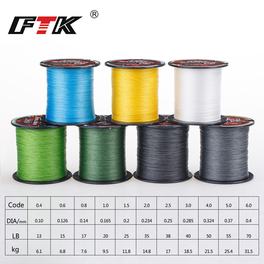 Cuộn Dây Câu Cá FTK 300m 6.80-31.5Kg Chuyên Dụng Chất Lượng Tốt