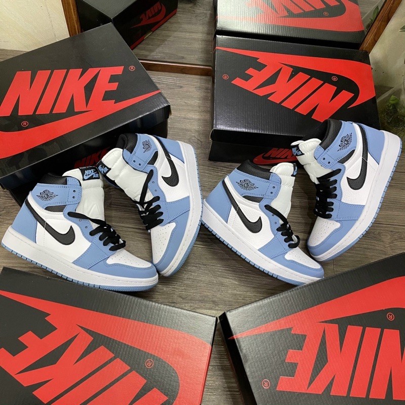 [Sale] Giày Sneaker Jordan 1 High University Blue 2021