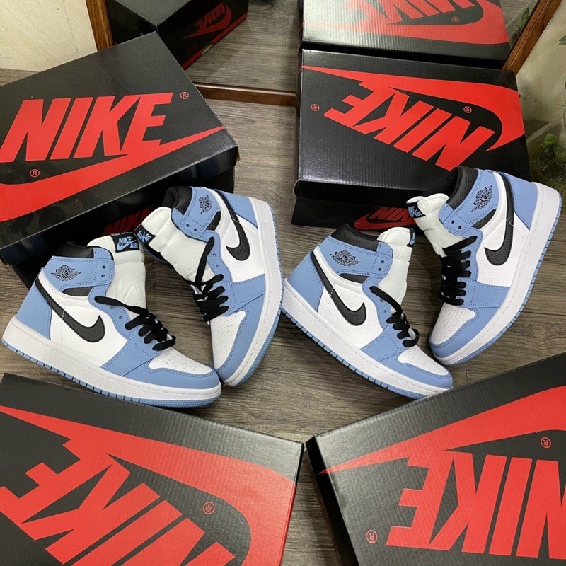 Giày Sneaker Jordan 1 High University Blue 2021