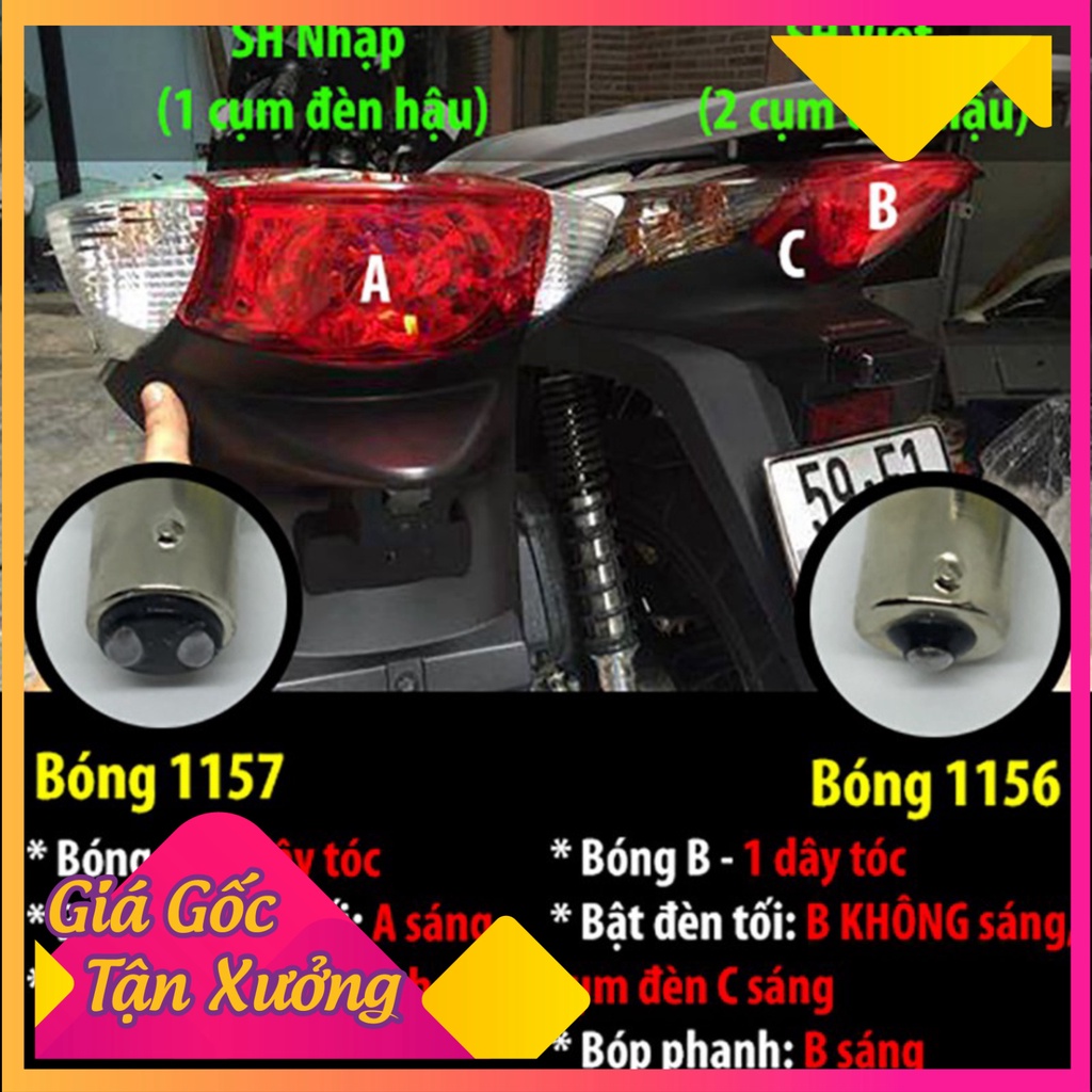 🥇 01 bóng đèn phanh, stop NHẤP NHÁY F1 - LED 18W thấu kính chuẩn 1157 🥇 (Ảnh Sp thật)