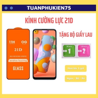 Kính Cường Lực SamSung🛵FREESHIP🛵Kính Samsung Full Màn 21D- A01/A10/A10S/A11/A20/A20S/A21/A21S/A30/A50/A70/A71/J7 Prime