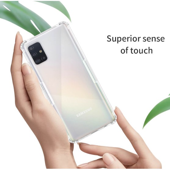 Ôps lưng Nillkin TPU Galaxy A51/ A71 Bo viền chống sốc trong suốt ( Chính hãng )