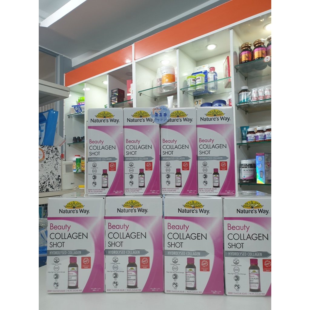 Beauty Collagen Shot Hộp 10 Chai 50ml – Gìn Giữ Vẻ Đẹp Thanh Xuân