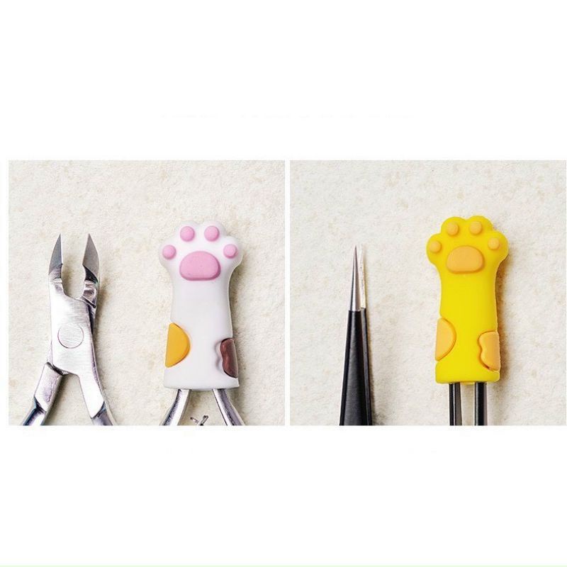 Bọc đầu kìm hình thú cute - bọc đầu kìm silicon chuyên dụng ngành nail