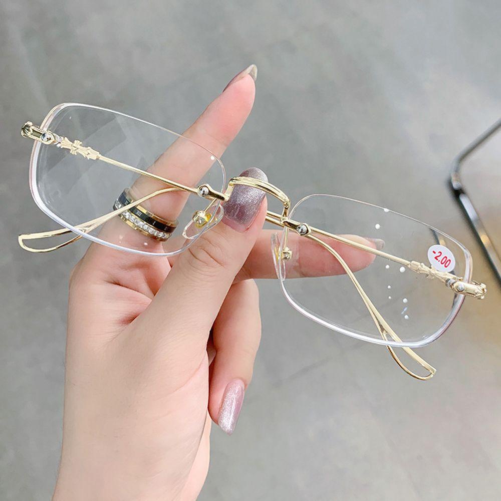 Mắt Kính Chống Ánh Sáng Xanh Gọng Vuông Bằng Kim Loại Thời Trang Hàn Quốc