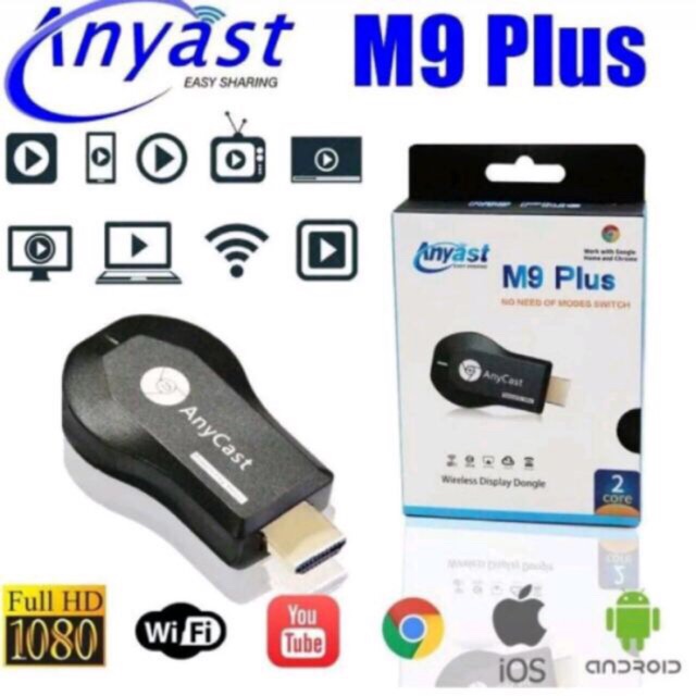 HDMI không dây AnyCast M9 Plus 2018 chính hãng