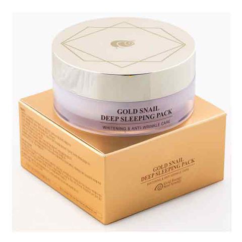 MẶT NẠ NGỦ DA BAN ĐÊM : GOLD SNAIL DEEP SLEEPING PACK TINH CHẤT VÀNG 24K VÀ DỊCH NHỜN ỐC SÊN