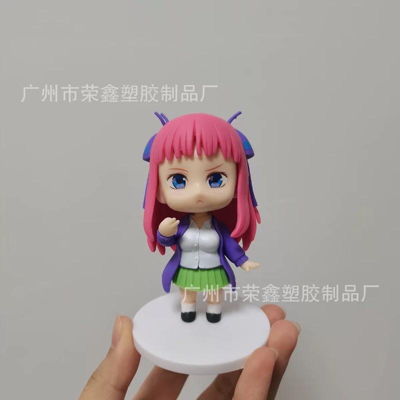 Mô hình chibi Nhà có 5 nàng dâu, mô hình Ichika,Nino,Yotsuba,Isutki,Miku 10 cm