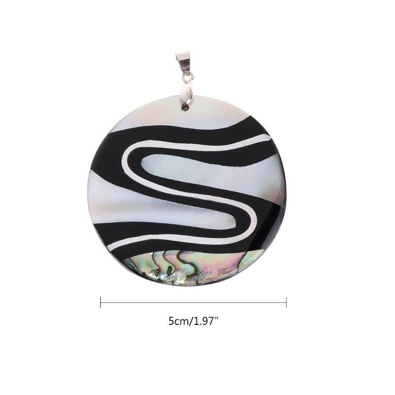 Vòng cổ Mặt Tròn Họa Tiết Vỏ Sò Tự Nhiên Nhiều Màu Sắc