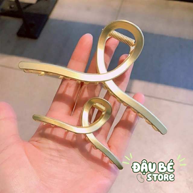 Kẹp Tóc Càng Cua Hàn Quốc Nữ Hottrend Thời Trang - Cặp Tóc Càng Cua Cổ Điển Sang Chảnh Cute Cào 14 Răng -Daube - Pk001_X