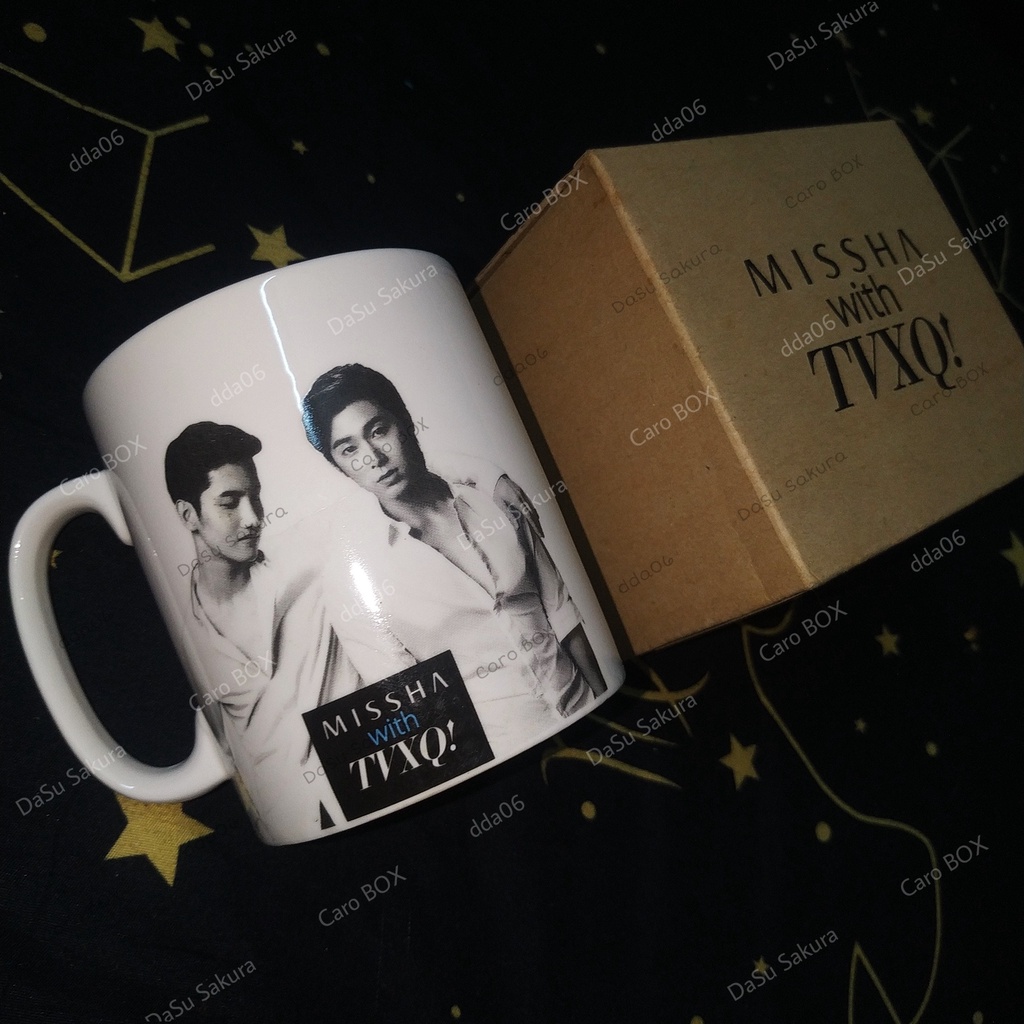(Thanh Lý) Ly Sứ TVXQ Quà Tặng Missha