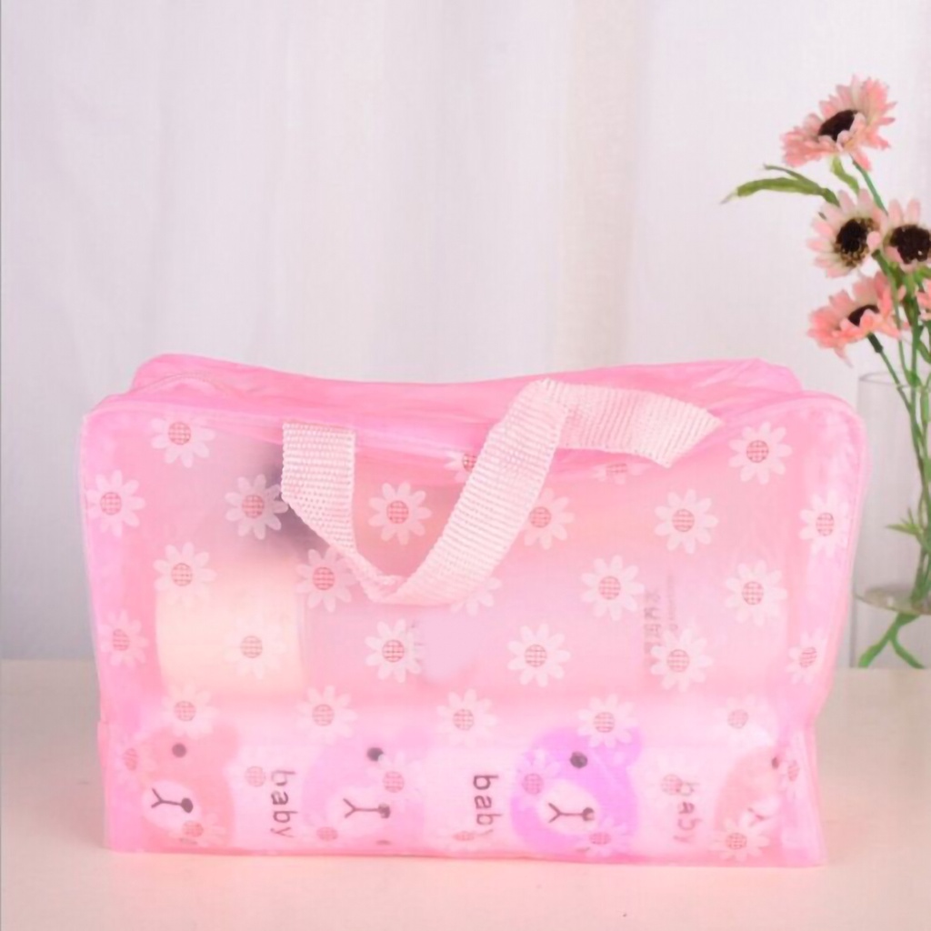 Hàng Hot Túi trang điểm du lịch PVC chống thấm mỹ phẩm Túi đựng đồ vệ sinh cho phòng tắm ngoài trời Hàng giao ngayVirgina056