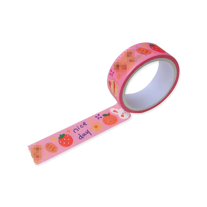 [W3] Băng Dán Washi Tape Họa Tiết Đáng Yêu Trang Trí Sổ Tay, Tập Vở...Ins Giasico