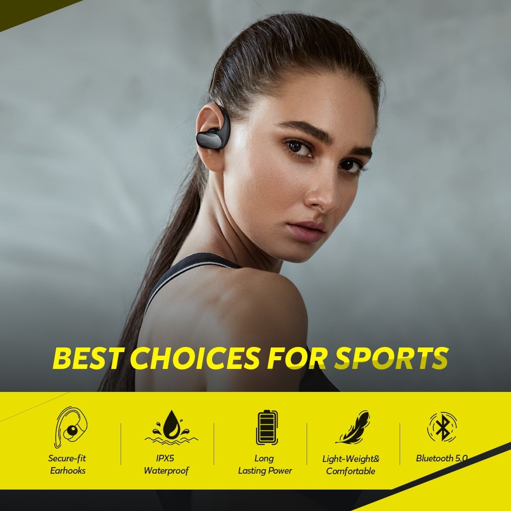 Dacom Tai nghe không dây DACOM L19 PRO Athlete Tws Chống Thấm Nước IPX5 Kèm Mic