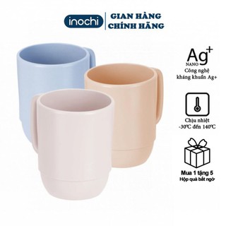 Cốc nước -Ca uống nước 350ml cao thấp nhựa nguyên sinh kháng khuẩn Ag+ cao cấp cho bé CN01