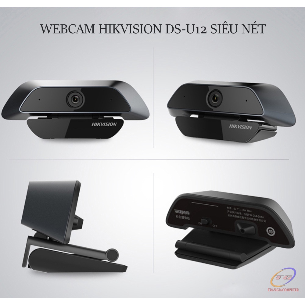 Webcam Hikvision DS-U12/U525 độ phân giải (1920×1080) siêu nét