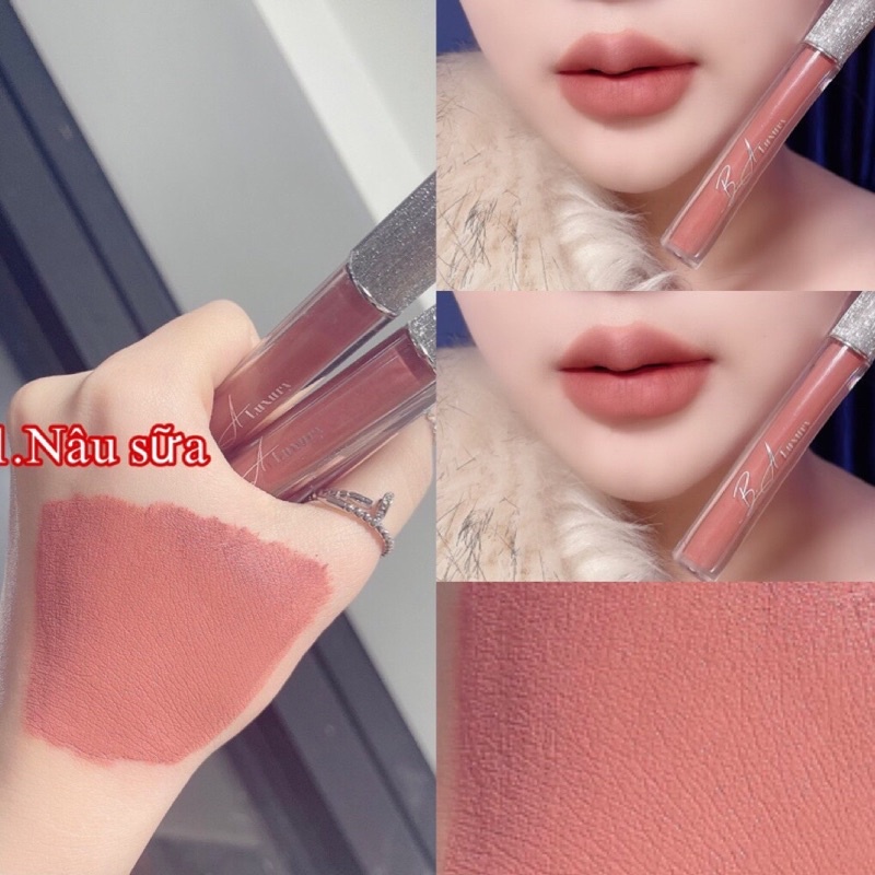 Son màu Nâu sữa, son không chì, siêu mềm môi, màu chuẩn