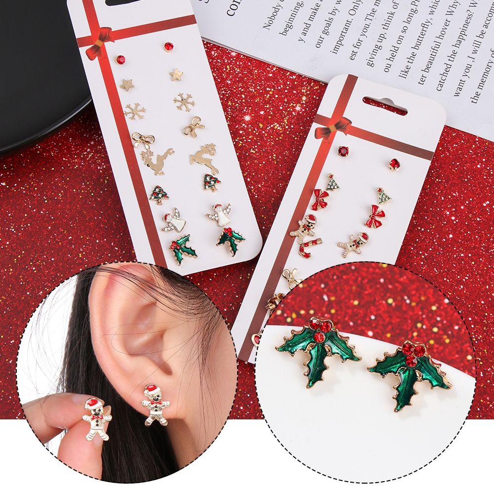 BORAG Set 8 Cặp Hoa Tai Thời Trang Dành Cho Nữ