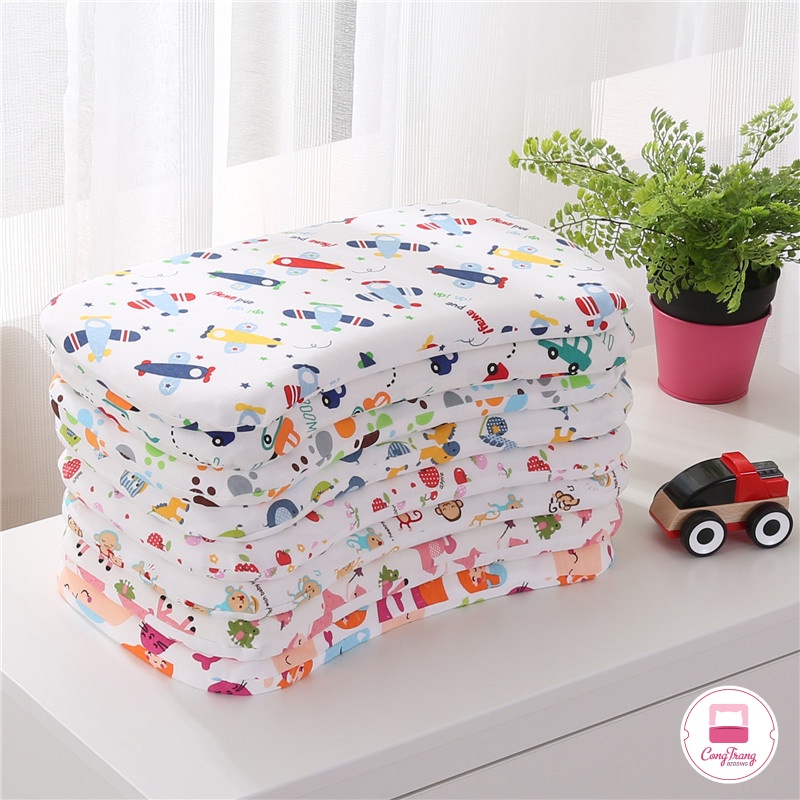 Gối Đầu Cao Su Non HOMIES Mềm Mại Êm Ái Cho Bé Từ 1 Đến 10 Tuổi - Nhiều Kích Thước