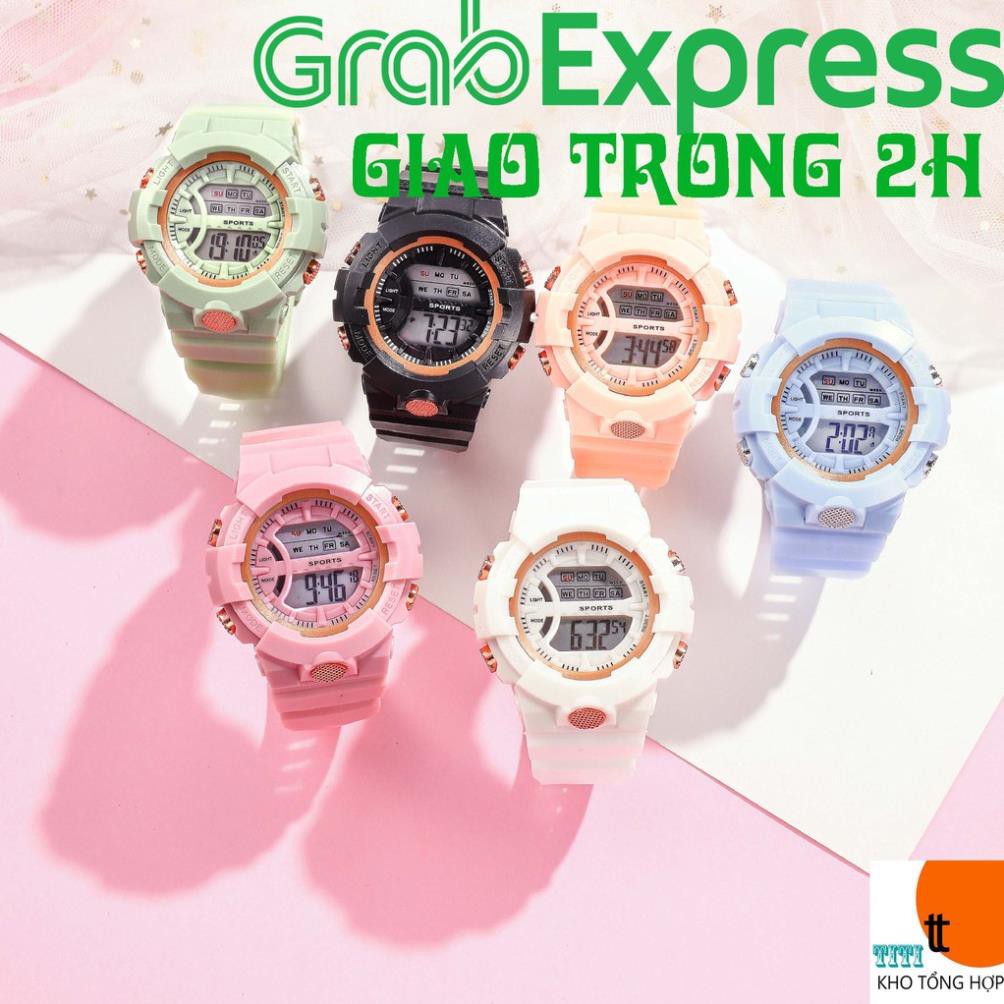 Đồng hồ điện tử nam nữ SPORT  kiểu dáng thể thao, đầy đủ chức năng, chống nước tốt ( Mã: DT2CC ) | BigBuy360 - bigbuy360.vn