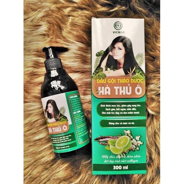Dầu Gội Thảo Dược Hà Thủ Ô Ngăn Ngừa Gàu Giảm Gãy Rụng