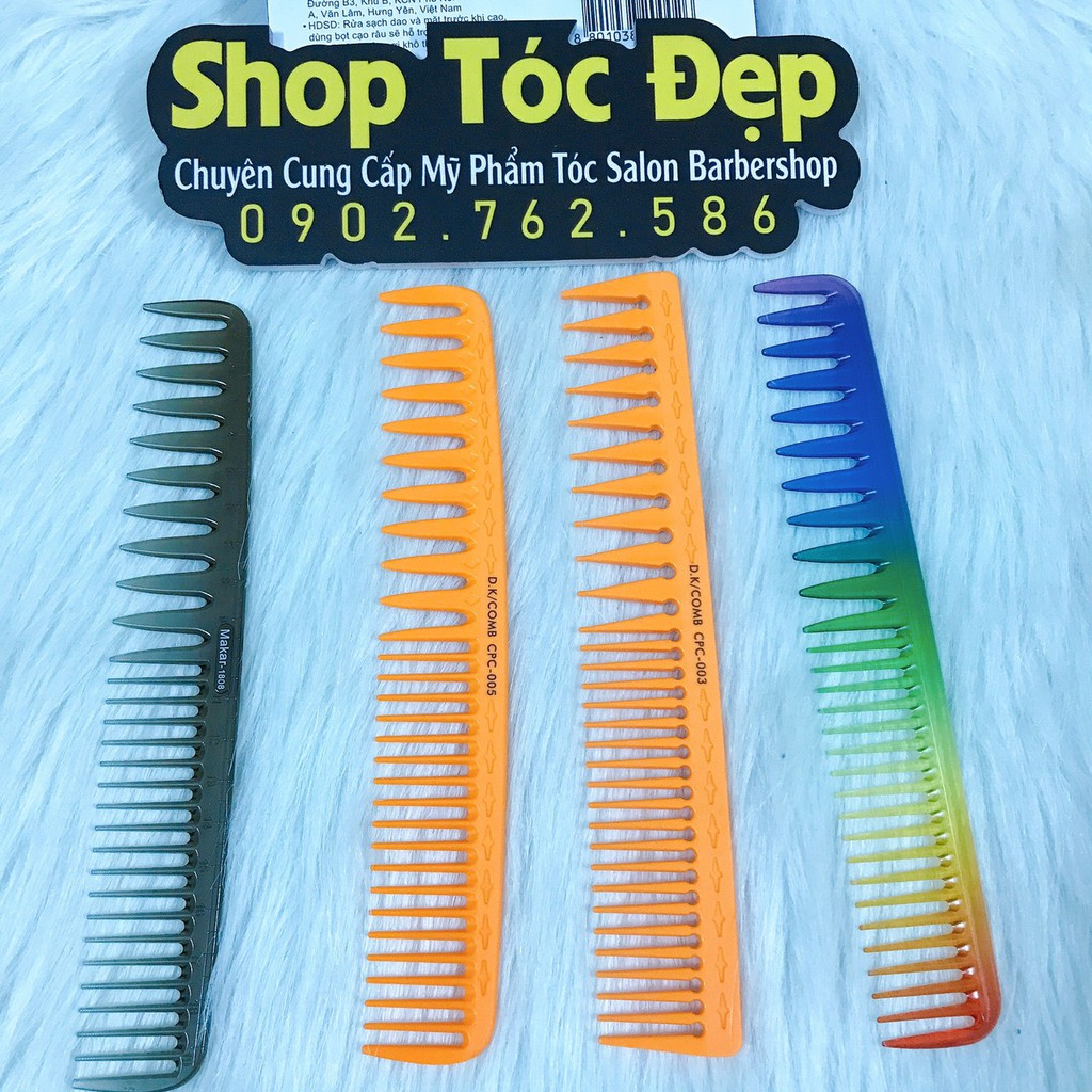 Lược Răng Thưa Cắt Tỉa Tóc Nữ Layer, Vuốt Sáp Tóc Nam(các mẫu mới)
