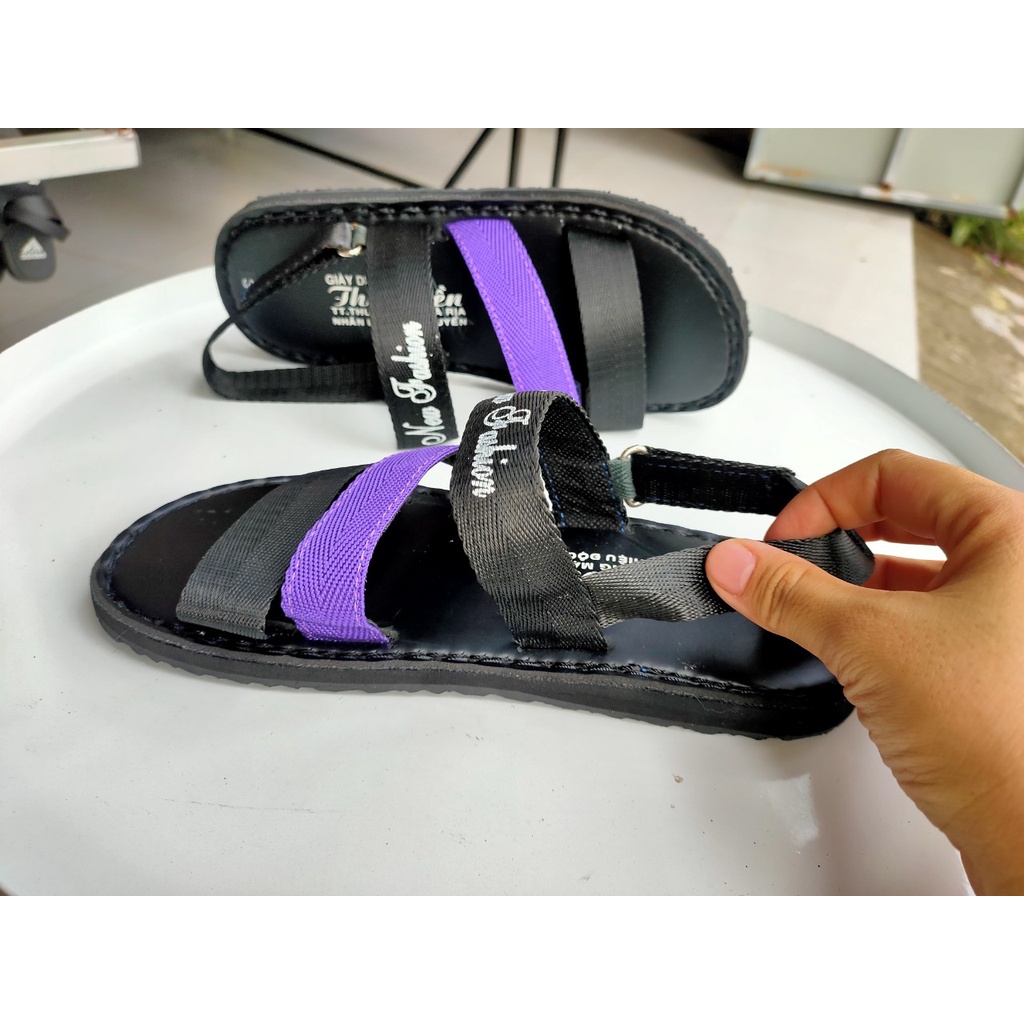 (XẢ KHO)Giày Sandal quai dù đế may siêu bền nhiều màu size 35-39