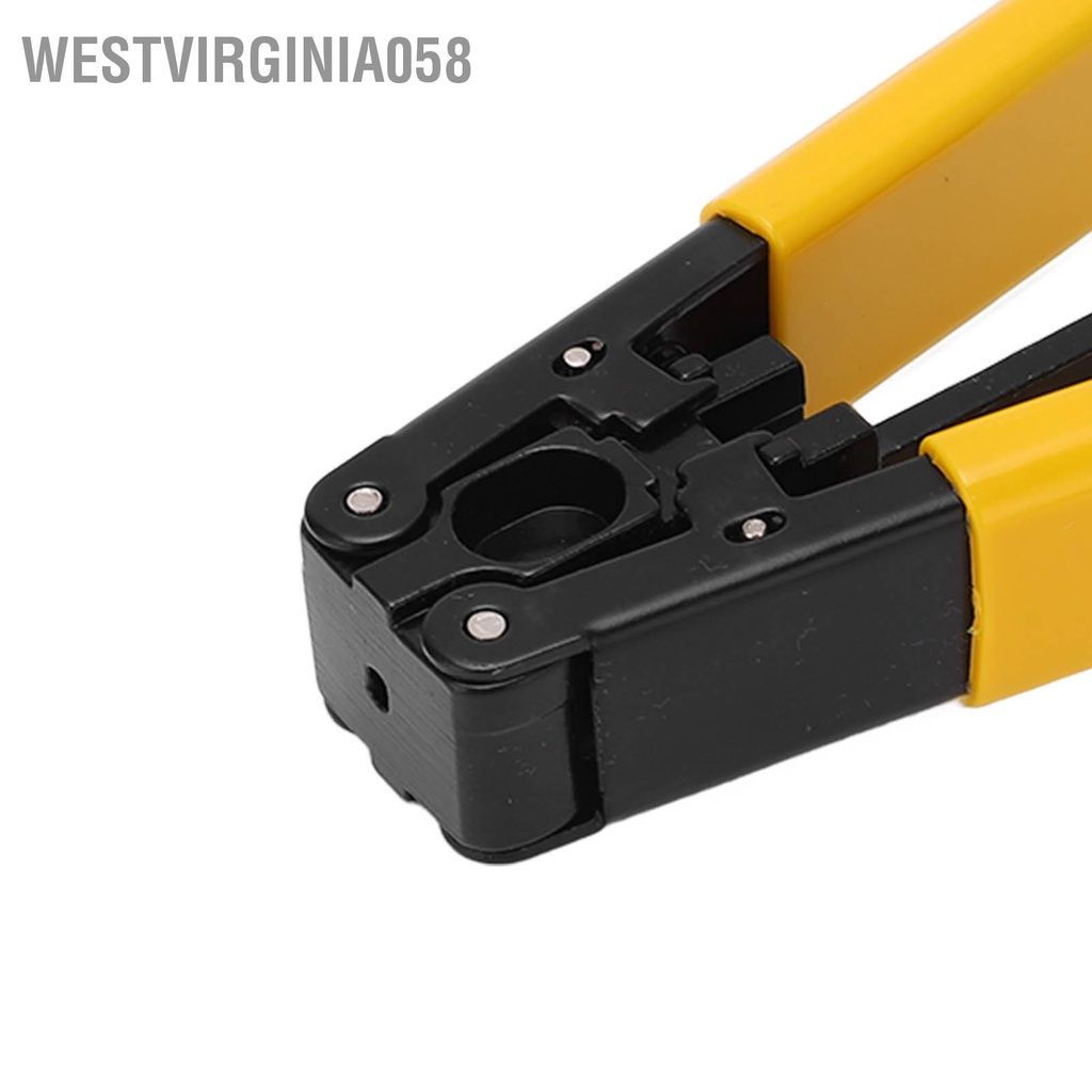 Westvirginia058 Kìm tuốt sợi quang PVC Xử lý kích thước nhỏ cắt ngang dọc để bẻ dây