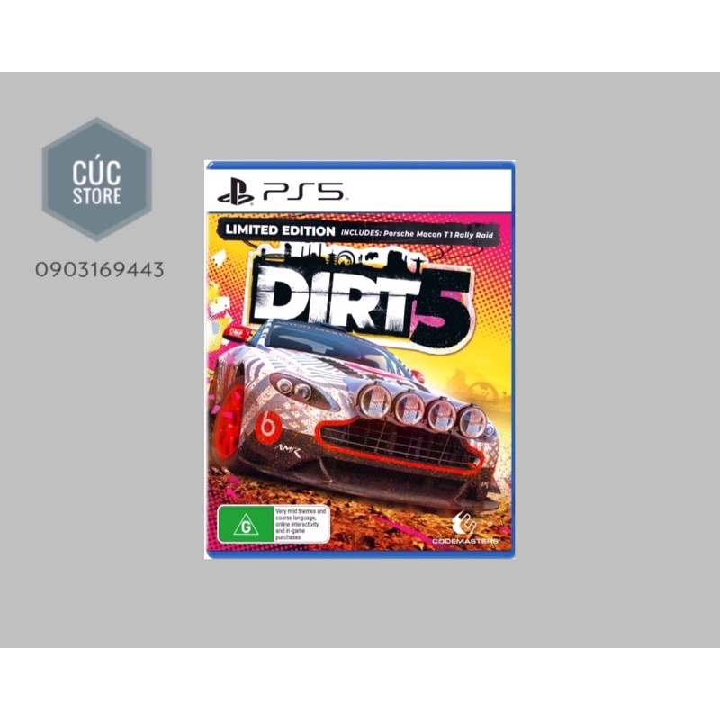 Đĩa chơi game PS5: Dirt 5