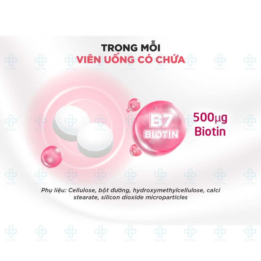 Viên Uống DHC Biotin Ngăn Rụng Tóc Sustained Release Biotin - Kích Thích Mọc Tóc, Dưỡng Da (Túi 30 Ngày)