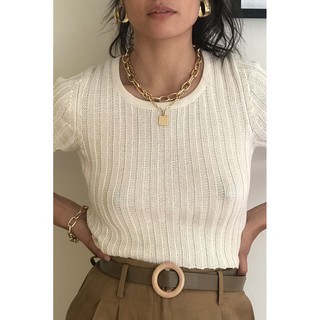Dây chuyền mắt xích to và dày bằng kim loại phong cách hip hop thời trang retro