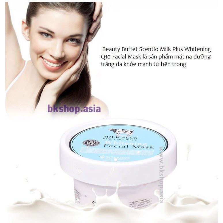 [ Auth Thái ]Mặt Nạ Ủ Trắng Da Beauty Buffet Scentio Milk Plus