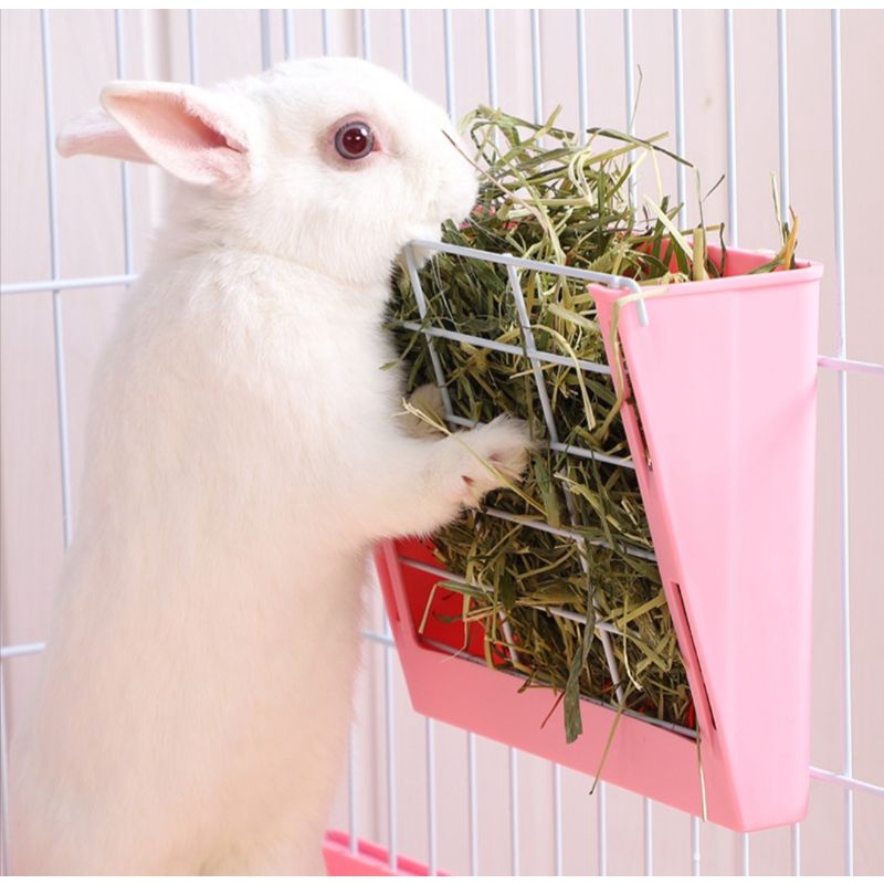 Máng Cỏ Treo Tiện Lợi , Chống Bới Size To Dùng Cho Thỏ - Bọ Ú - Chinchilla - Sóc Bắc Mỹ - Thú Nhỏ