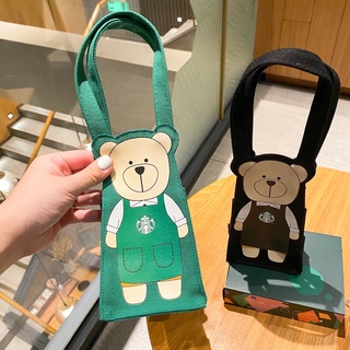 Túi đựng bình giữ nhiệt Starbucks bằng vải canvas chống nước