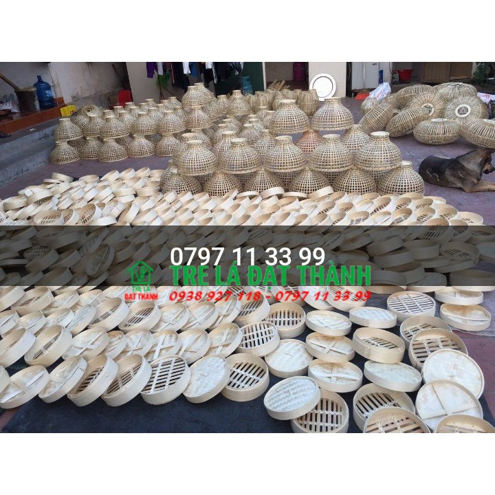 XỬNG HẤP TRE: 1 THÂN 1 NẮP/BỘ