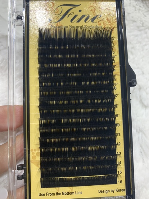 Flash Sale lông mi nối khay Fine 0.10 C, Cc, D, U