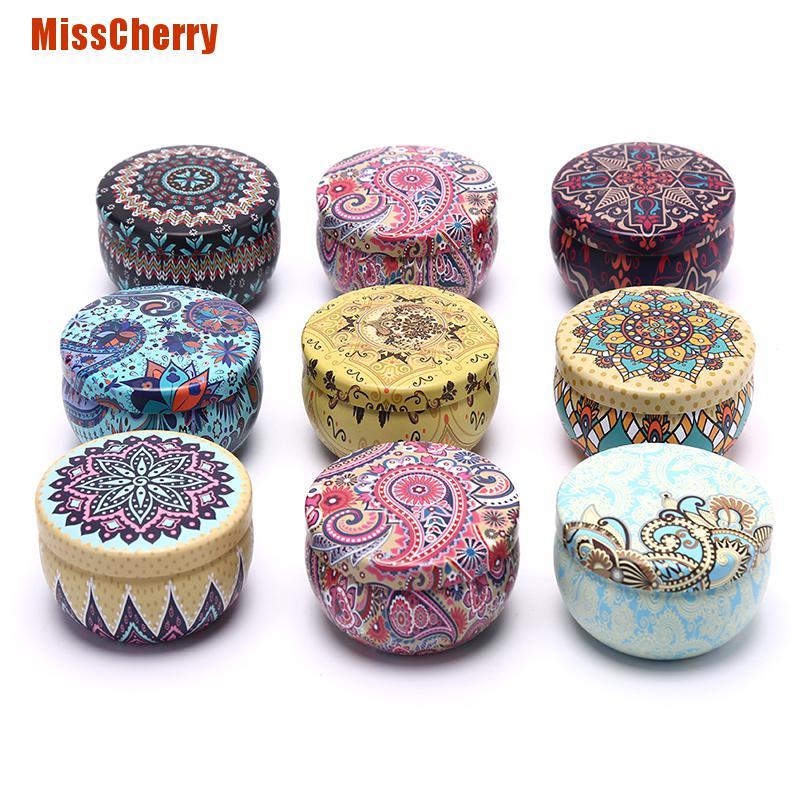 Hộp đựng trà / kẹo hoa cổ điển