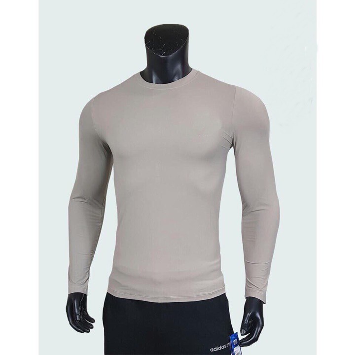 Áo thun giữ nhiệt body dài tay nam 002, phom 50-80kg | BigBuy360 - bigbuy360.vn