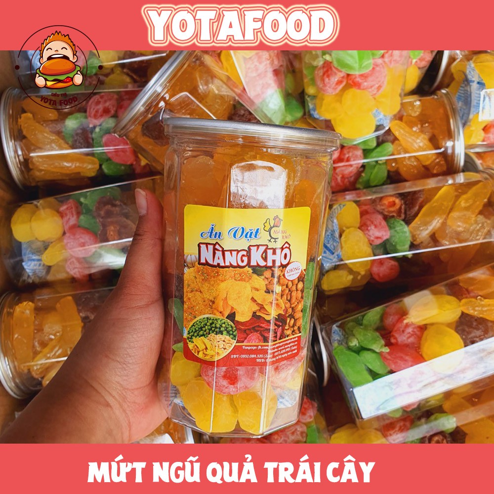 Mứt ngũ quả trái cây trưng bày ngày Tết  | Yotafood