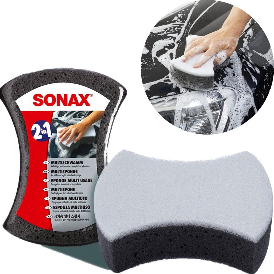 Bọt biển rửa xe - Sonax multi sponge