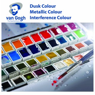 [ROYAL TALENS] VAN GOGH HALF PAN MÃ DUSK, METALLIC, INTERFERENCE