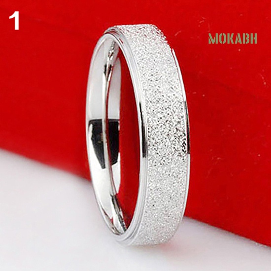 Nhẫn Cưới Bằng Thép Không Gỉ Thiết Kế Thời Trang