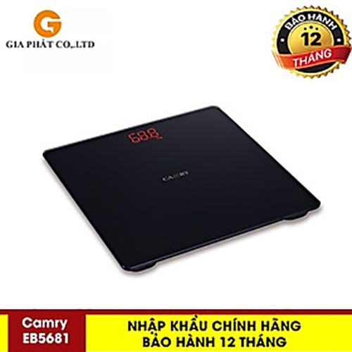 Cân sức khỏe điện tử Camry - Cân sức khỏe gia đình - Độ chính xác cao - Màu sắc hiện đại, sang trọng