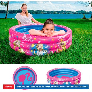 , bể phao 3 tầng barbie bestway 93205