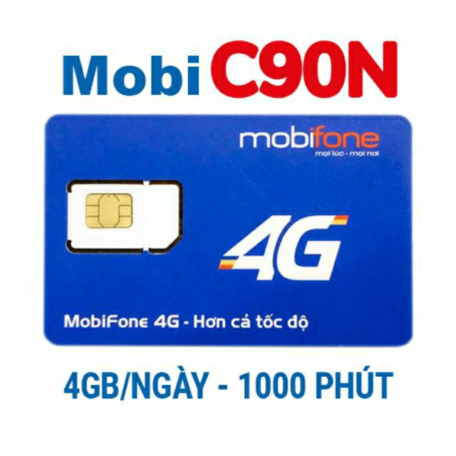 SIM 4G MẠNG MOBIFONE 0₫