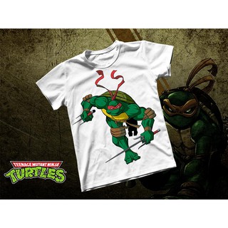 Áo thun Cotton Unisex - Movie - Ninja Turtle - raphael