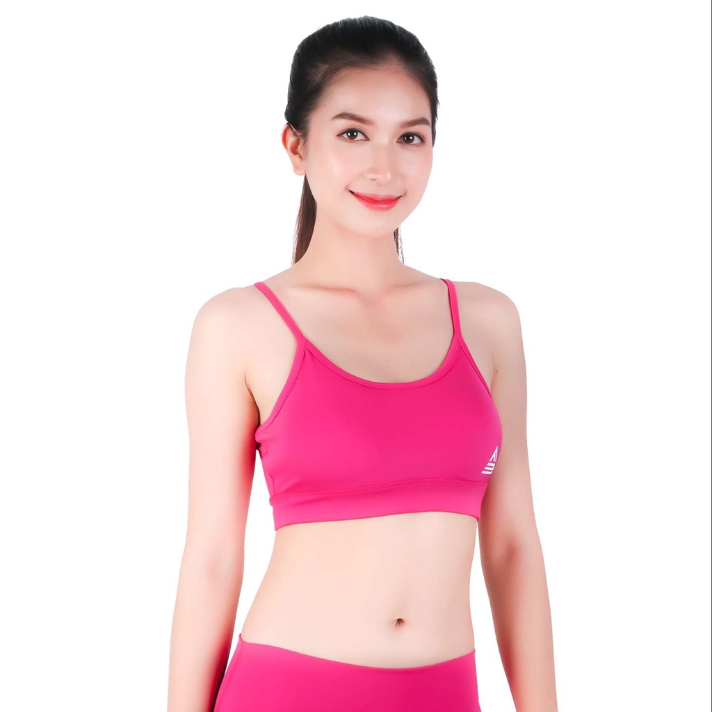 Áo bra tập gym yoga nữ Fitme Theta v1 logo to nâng ngực chất thun thể thao cao cấp co giãn thoải mái