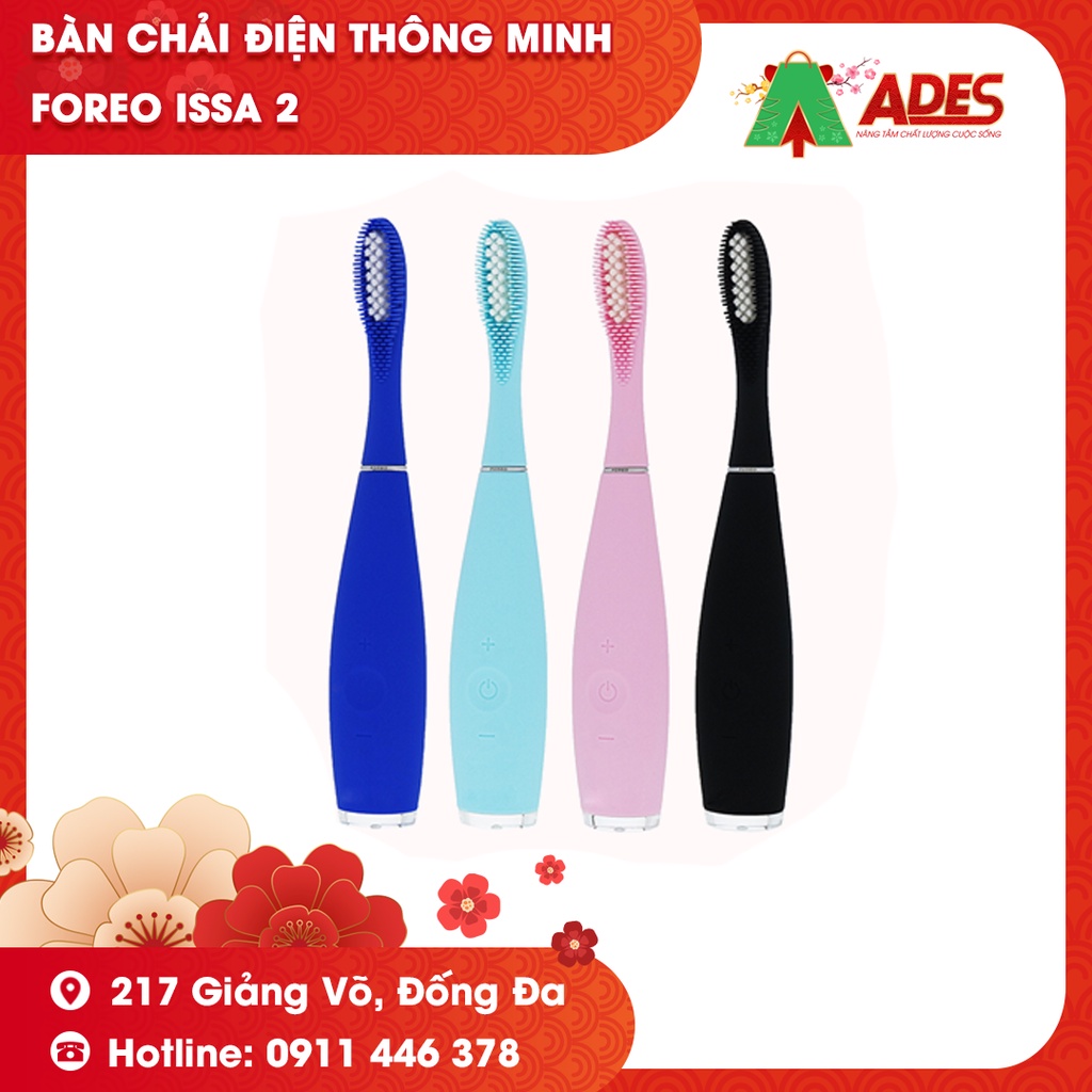 Bàn Chải Điện Thông Minh Foreo Issa 2 - Công nghệ Sonic hiện đại | Bảo hành chính hãng 24 tháng